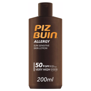 PIZ BUIN SPF50+ Allergy Sun Sensitive Skin Lotion Sunscreen - 200ml