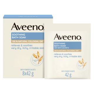 Aveeno Dermexa Soothing Oat Bath Soak Sachets - 8x42g