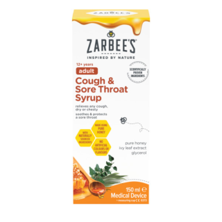 Zarbee's Adult Cough & Sore Throat Syrup - 150ml