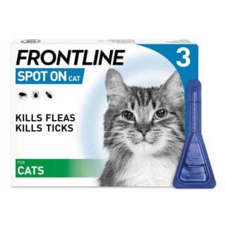 FRONTLINE Spot On Flea Treatment for Cats - 3 Pipettes