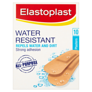 Elastoplast Water Proof Fabric Plasters - 10 Pack