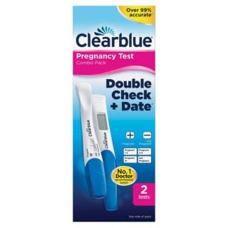 Clearblue Pregnancy Double Check + Date - 1 Digital & 1 Visual Test