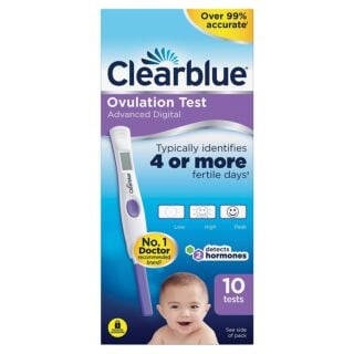 Clearblue Advanced Digital Ovulation Test Kit - 10 Tests