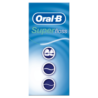 Oral-B Super Floss Mint - 50 Pre-Cut Strands