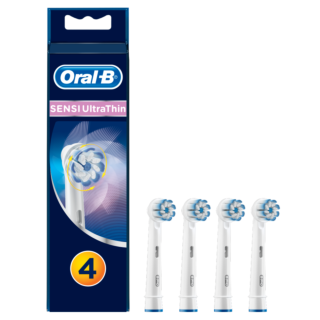 Oral-B Sensi Ultra Thin Replacement Toothbrush Heads - Pack of 4