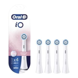 Oral-B iO Gentle Care Toothbrush Heads - Pack of 4