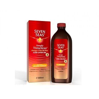 Seven Seas Pure Cod Liver Oil Orange Syrup – 300ml
