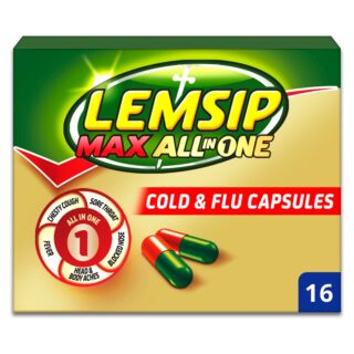 Lemsip Max All In One Cold & Flu - 16 Capsules