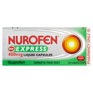 Nurofen Express Max Strength 400mg Liquid Capsules - 10 Pack