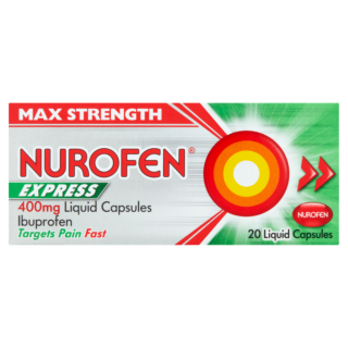 Nurofen Express Max Strength 400mg - 20 Liquid Capsules