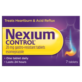 Nexium Control For Heartburn And Acid Reflux 20mg – 7 Tablets