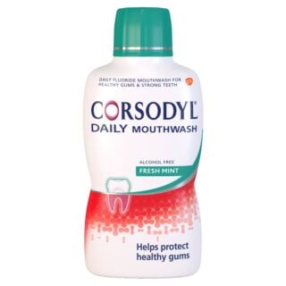 Corsodyl Daily Fresh Mint Alcohol Free Mouthwash - 500ml