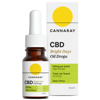 Cannaray CBD Bright Days Oil Drops 500mg - 10ml 