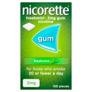 Nicorette Freshmint 2mg Gum - 105 Pieces