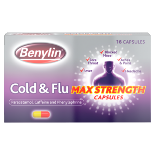 Benylin Cold & Flu Max Strength – 16 Capsules  - 1 | Chemist4U