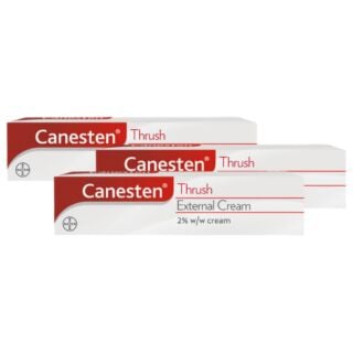 Canesten Thrush External Cream 2% w/w Cream Clotrimazole – 20g - 3 Pack