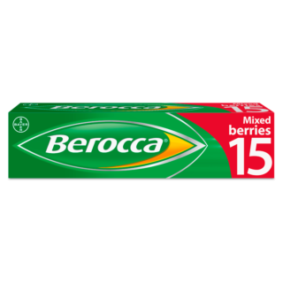 Berocca Mixed Berries - 15 Effervescent Tablets