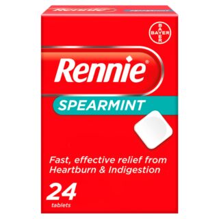 Rennie Spearmint Indigestion & Heartburn Relief - 24 Tablets