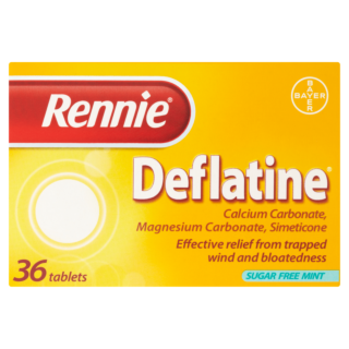 Rennie Deflatine Sugar Free Mint – 36 Tablets