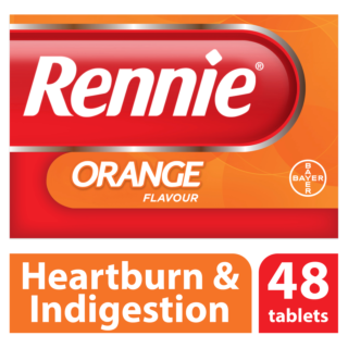 Rennie Orange – 48 Chewable Indigestion Tablets
