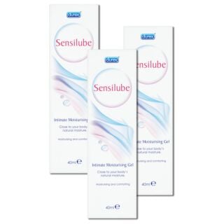 Durex Sensilube Intimate Moisturising Gel - 40ml - Pack of 3