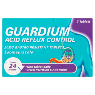 Guardium Esomeprazole Acid Reflux Control 20mg - 7 Tablets