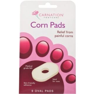 Carnation Corn Pads - Pack of 9 Oval Pads