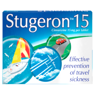 Stugeron 15mg (Cinnarizine) - 15 Tablets