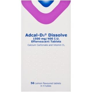 Adcal-D3 1.5g / 400IU - 56 Dissolvable Lemon Tablets