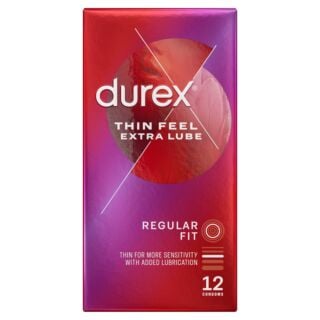 Durex Thin Feel Extra Lubricated - 12 Condoms