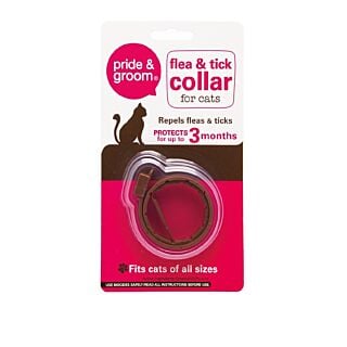 Pride & Groom Universal Flea & Tick Collar For Cats 3 Months