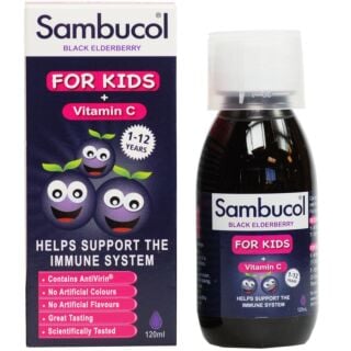 Sambucol Kids Liquid Black Elderberry & Vit C - 120ml