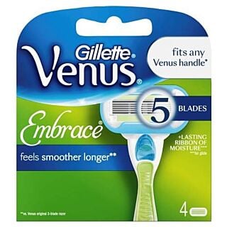 Gillette Venus Embrace Women's Razor Blade 4 Refills