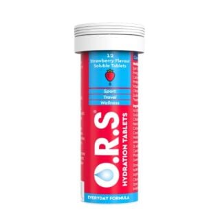ORS rehydration tablets 12 - strawberry