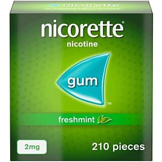 Nicorette Freshmint 2mg Gum - 210 Pieces