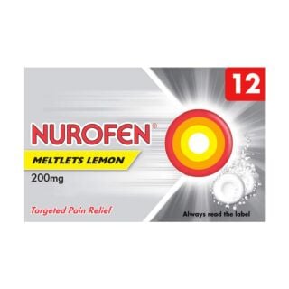 Nurofen Meltlets Lemon 200mg Self-Dissolving Tablets - 12 Pack