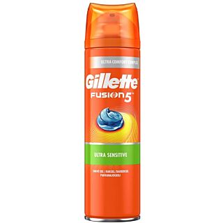 Gillette Fusion5 Ultra Sensitive Men's Shaving Gel - 200ml