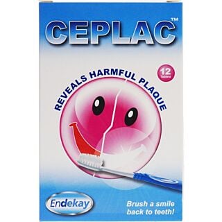 Ceplac Dental Disclosing Tablets - 12
