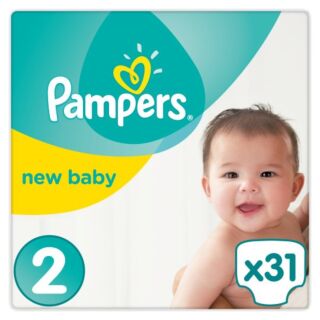 Pampers New Baby Mini - Size 2 - 31 Pack