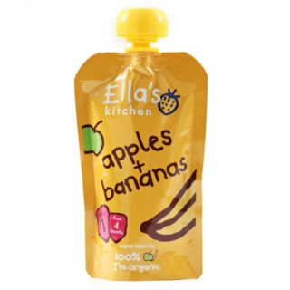Ella's Kitchen Apples & Bananas Stage 1 From 4 Months - 120g