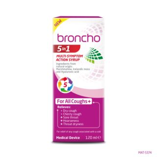 Broncho 5 in 1 Multi Symptom Action Syrup - 120ml