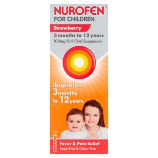 Nurofen For Children Strawberry 100mg/5ml Oral Suspension - 200ml
