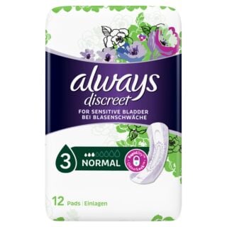 Always Discreet Incontinence Pads Normal - 12 Pack