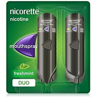 Nicorette Quickmist 1mg Freshmint Mouthspray Duo Pack - 2 x 150 Sprays 