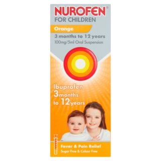 Nurofen For Children Orange 100mg/5ml Oral Suspension - 200ml