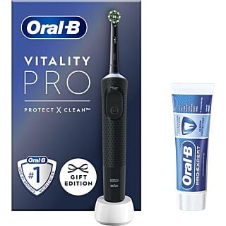 Oral-B Vitality PRO Black Eelctric Toothbrush (+Pro Expert 75ml Paste)
