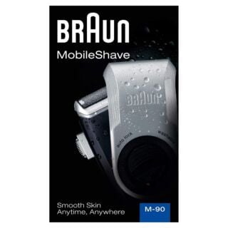 Braun PocketGo M90 Portable Electric Shaver 