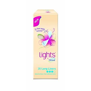 Tena Lights Long Liners - 20 Pack