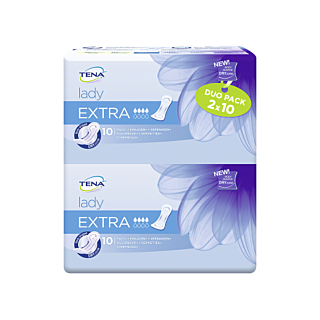 Tena Lady Extra Duo Pack - 20 Pack