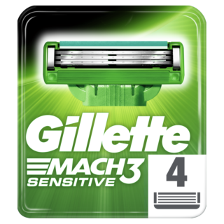 Gillette Mach3 Sensitive Blades – 4 Pack